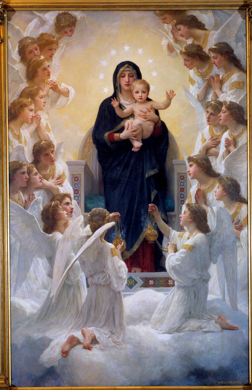 La Vierge aux Anges - William Adolphe Bouguereau