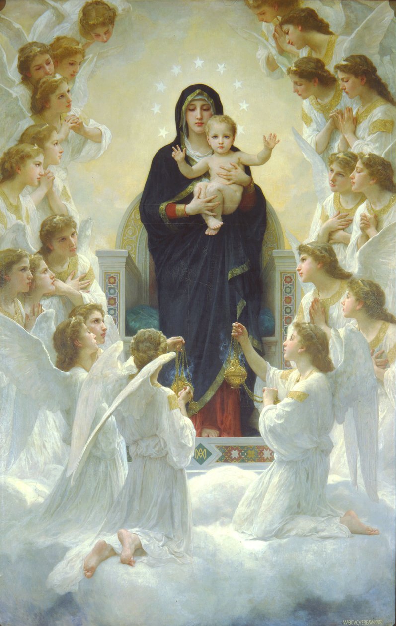 La Reine des anges ou La Vierge aux anges - William-Adolphe Bouguereau