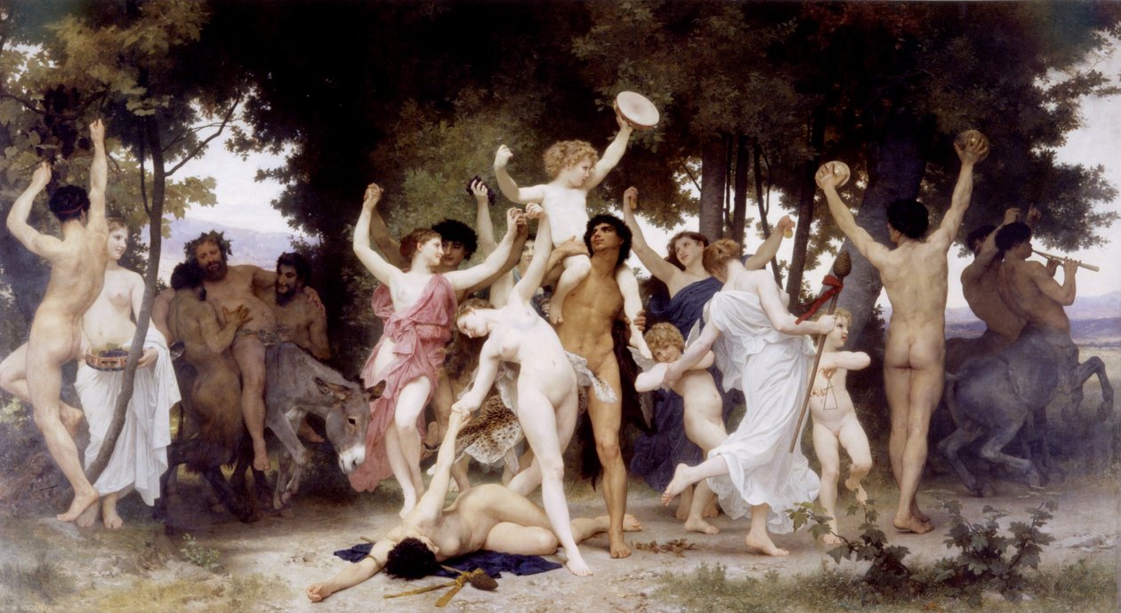 La jeunesse de Bacchus - William Adolphe Bouguereau