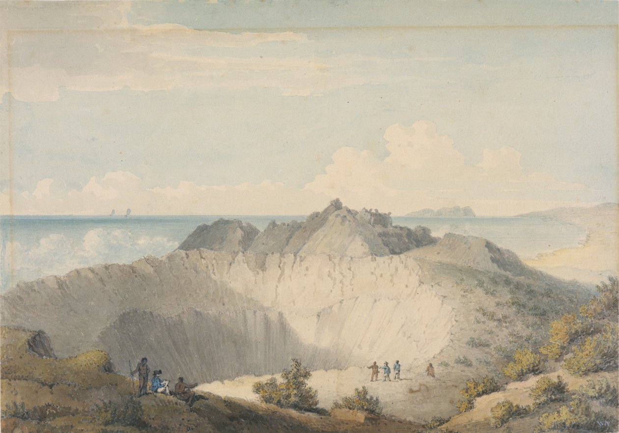 Cratère du sommet du mont Worroray, Owhyhee - William Alexander
