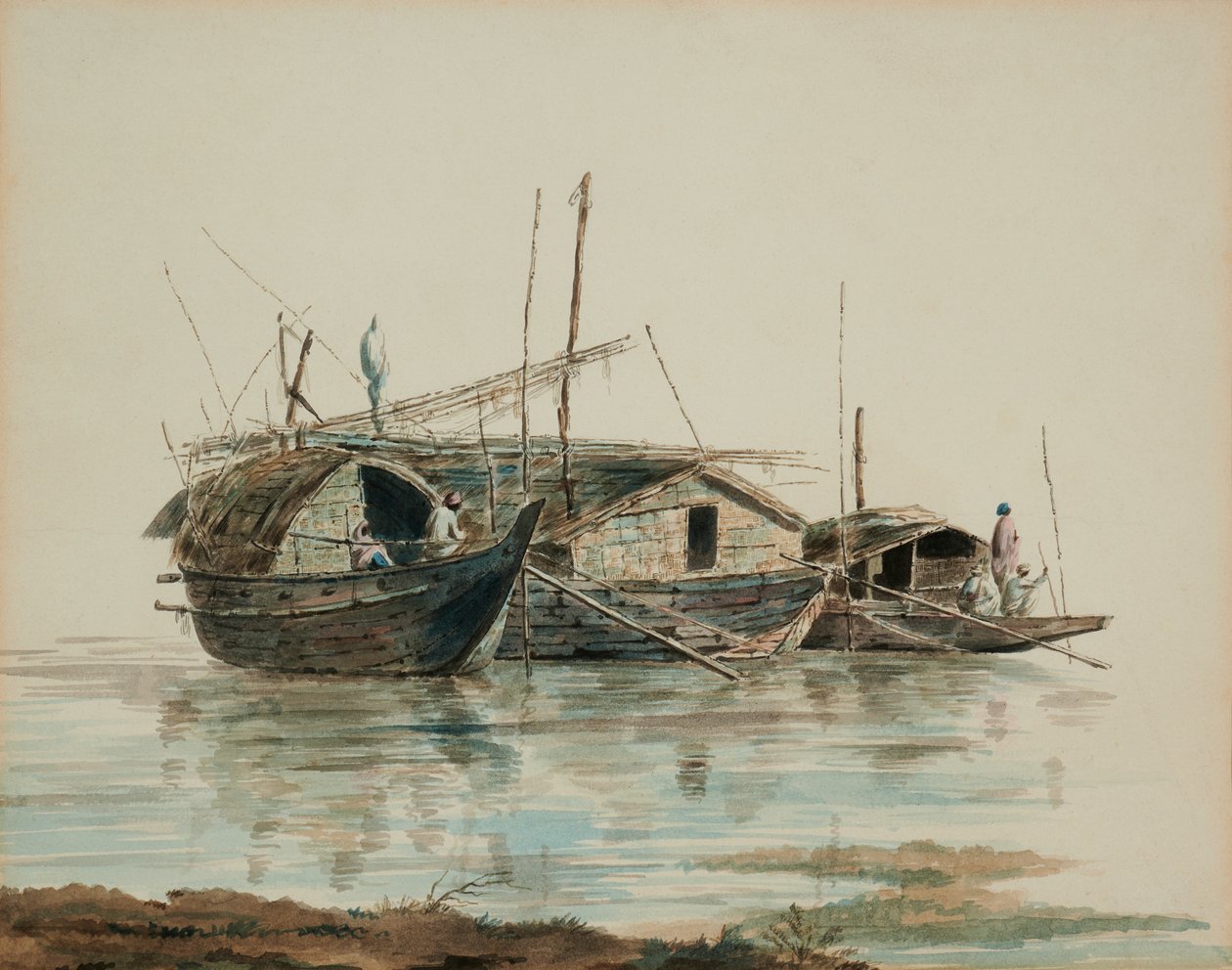 Houseboats orientaux - William Alexander