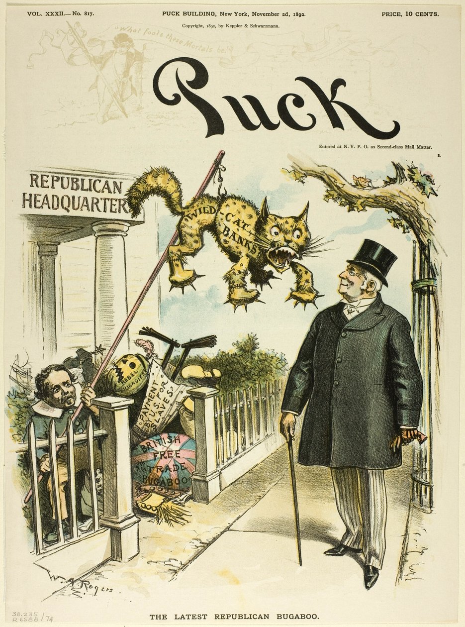 Le tout dernier Bugaboo républicain, de Puck - William Allen Rogers