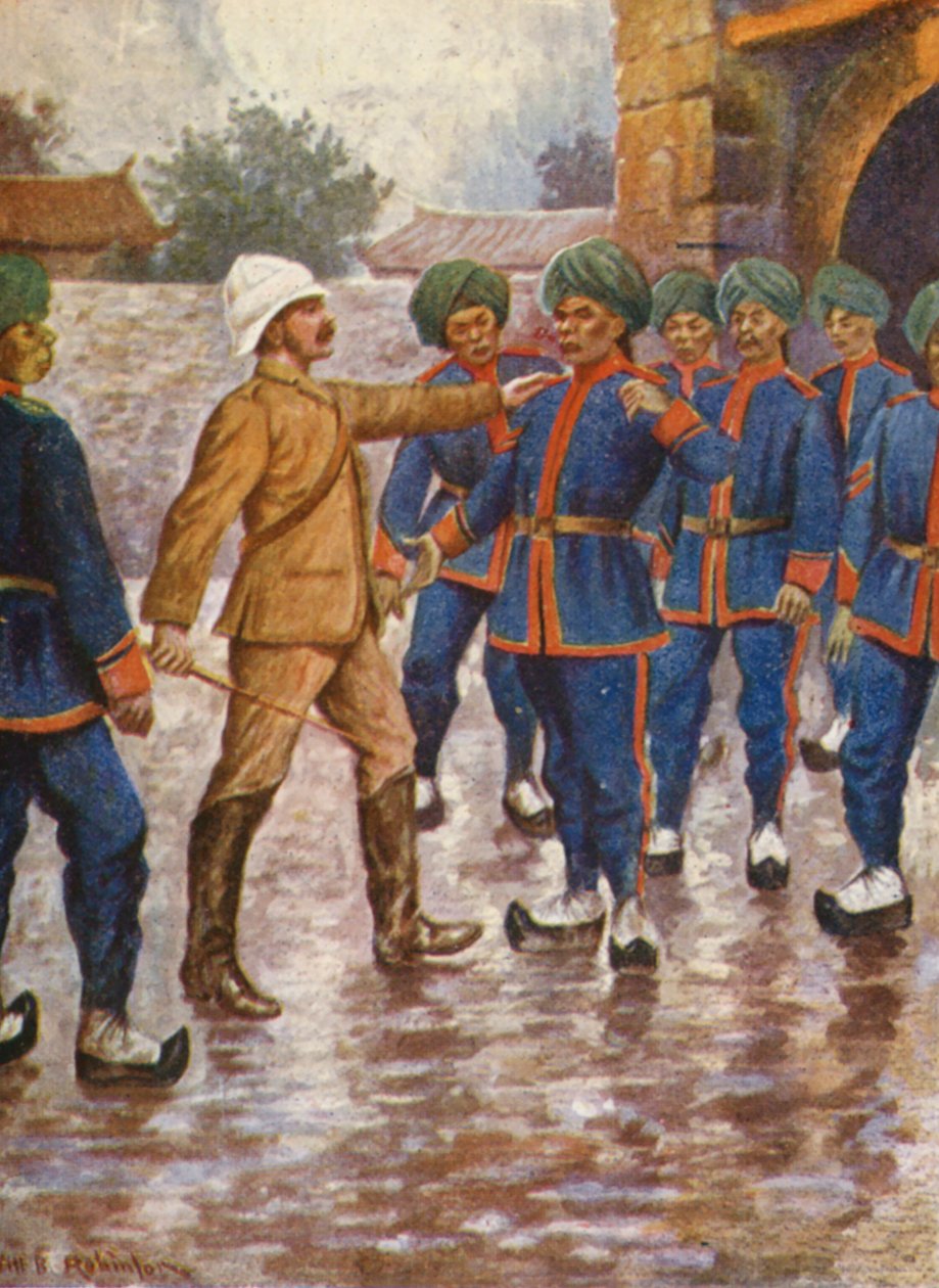 Illustration pour la vie du général Gordon (lithographie couleur) - William B. Robinson