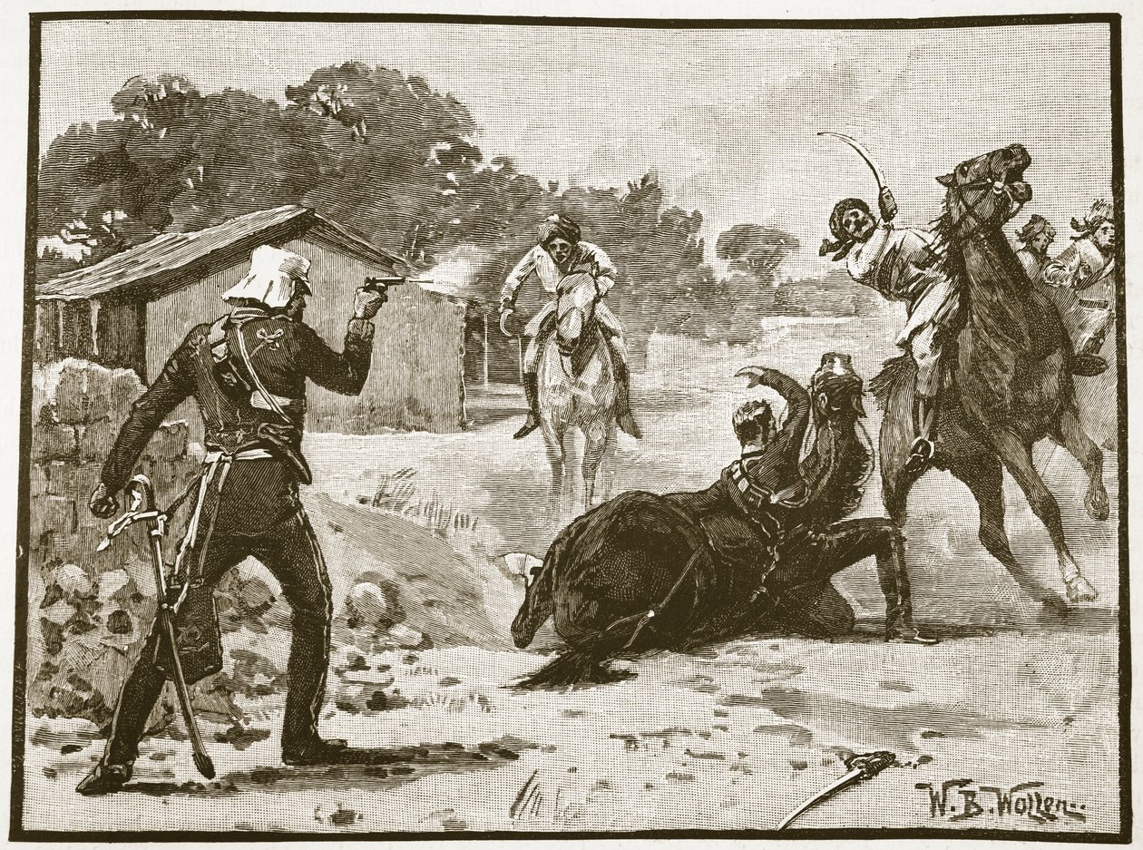 Comment le Major Tombs a gagné la Croix de Victoria, illustration de 