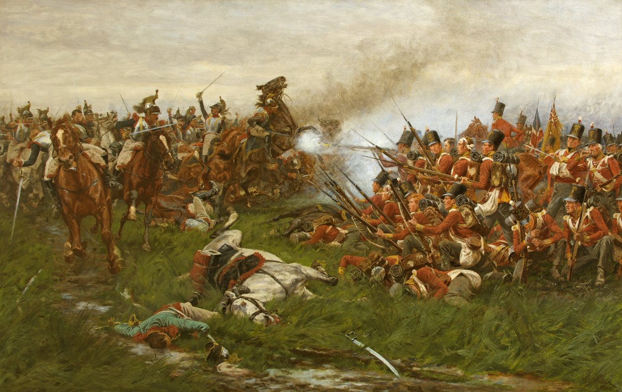 Le 28e (1er régiment de Gloucestershire) à Waterloo - William Barnes Wollen