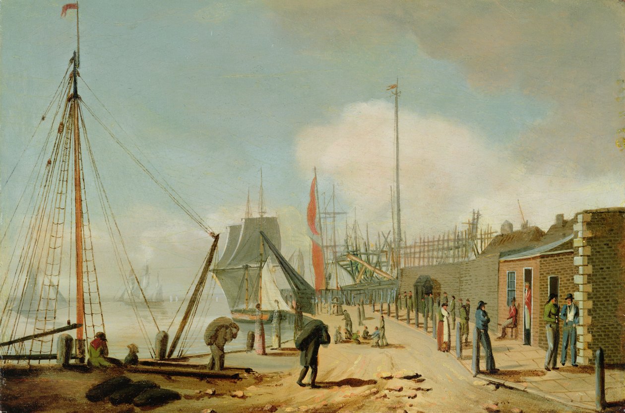 Vue du South End, Hull - William Barton