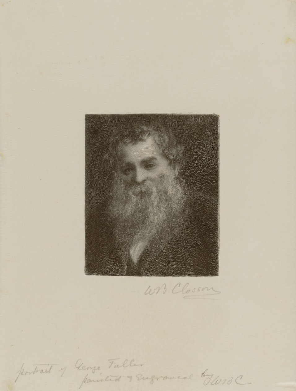 Portrait de George Fuller - William Baxter Closson