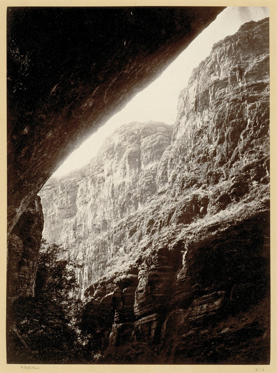 Cañon de Kanab Wash, fleuve Colorado, en regardant vers le sud - William Bell