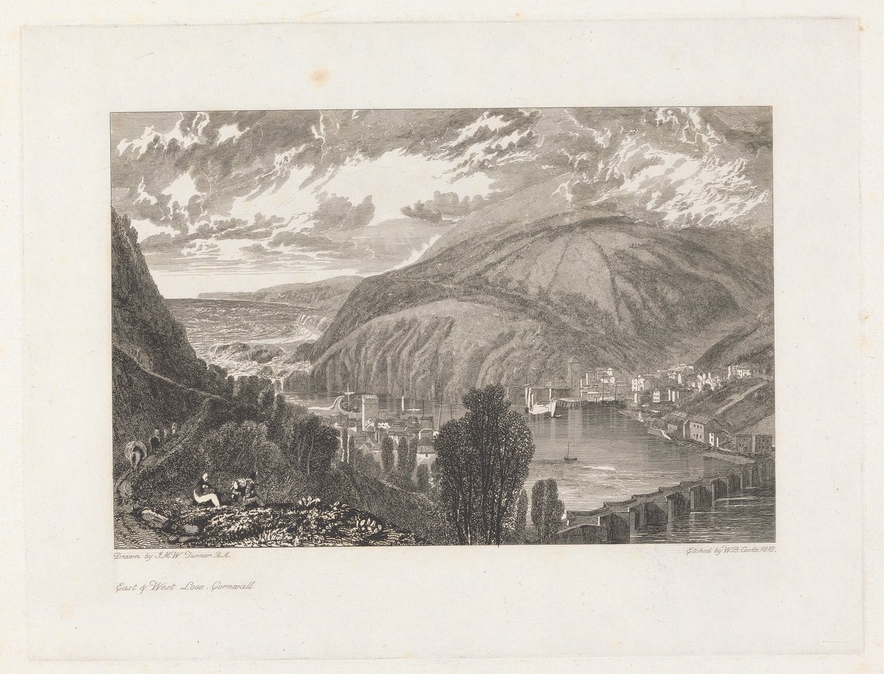 Est et Ouest Looe, Cornouailles - William Bernard Cooke
