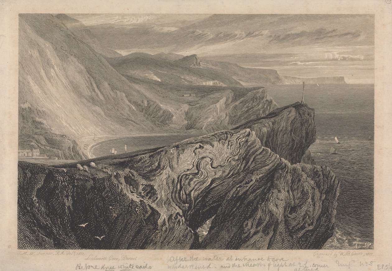 Lulworth Cove, Dorset - William Bernard Cooke