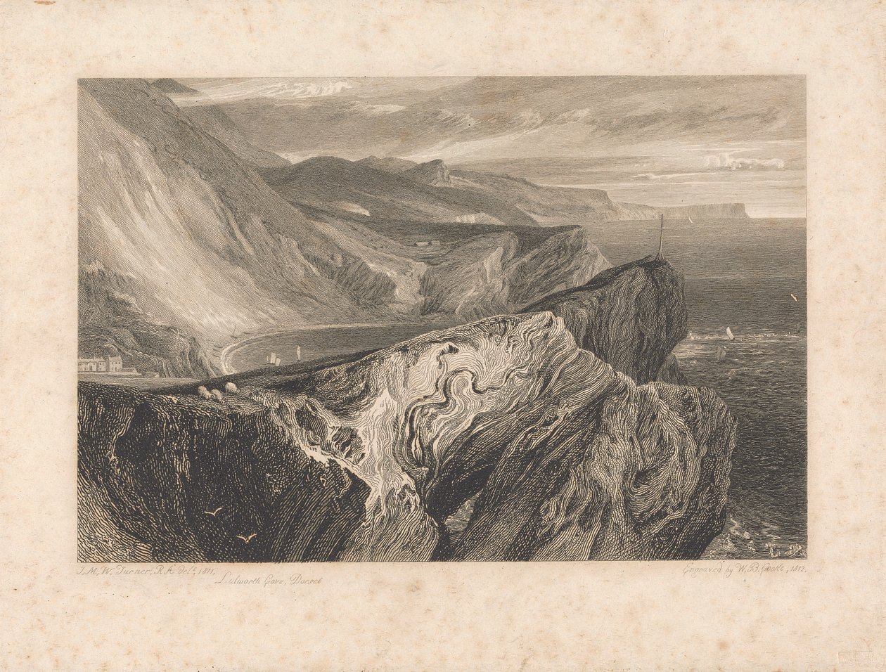 Lulworth Cove, Dorset - William Bernard Cooke