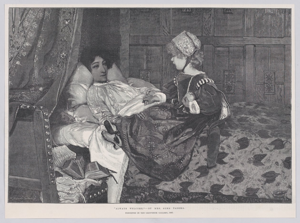 Toujours bienvenu, extrait de "The Illustrated London News". - William Biscombe Gardner