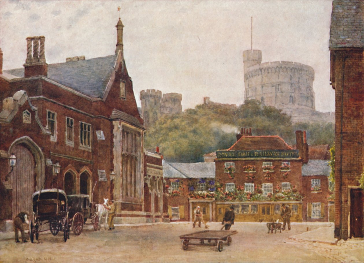 La Tour Ronde et la gare ferroviaire sud-ouest, vers 1900 - William Biscombe Gardner