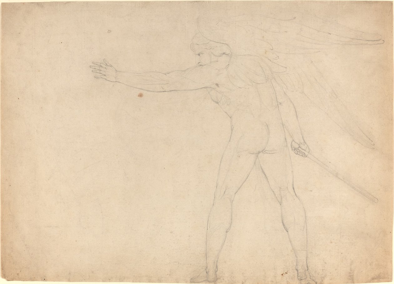 Un ange guerrier - William Blake