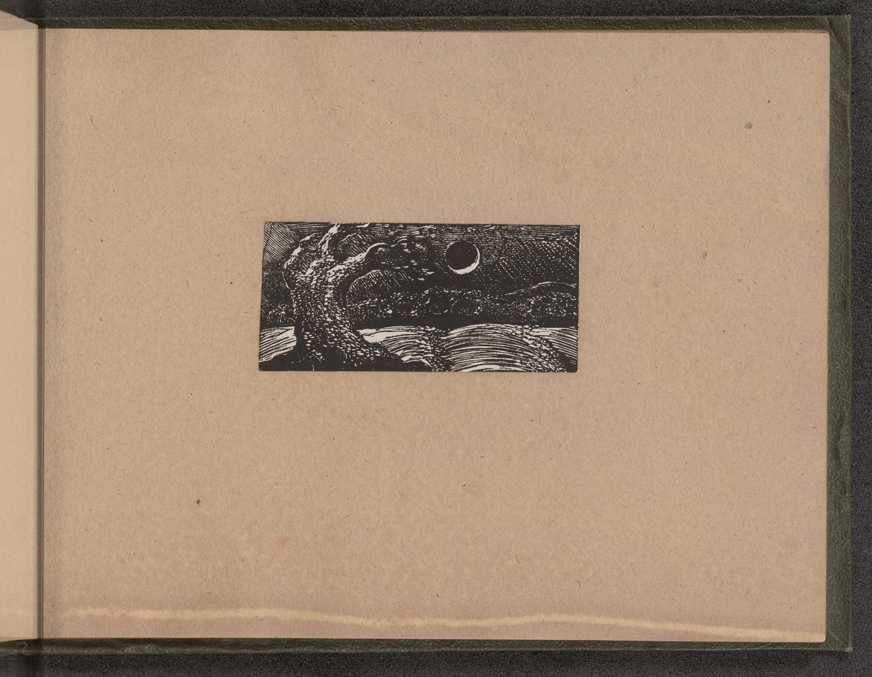 Arbre foudroyé et cultures aplaties - William Blake