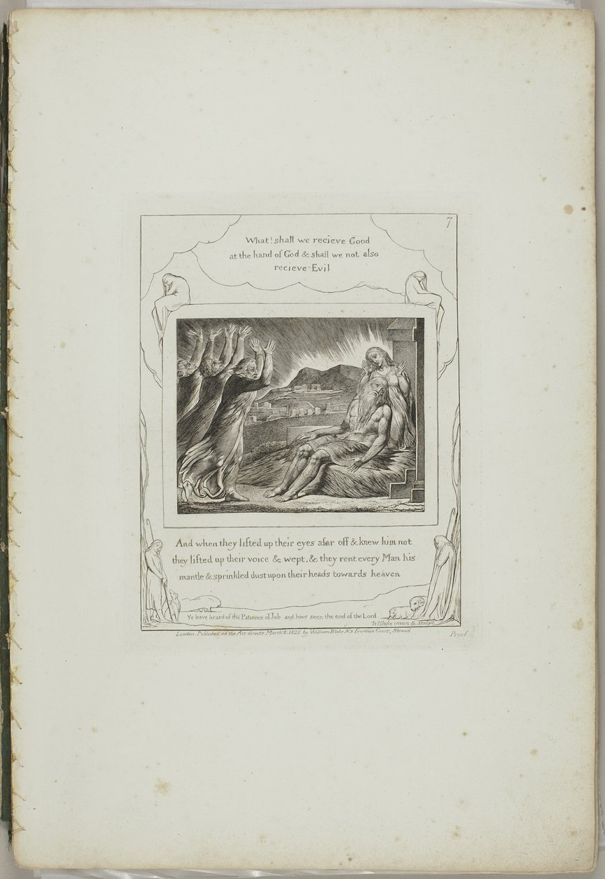 Illustrations du Livre de Job - William Blake