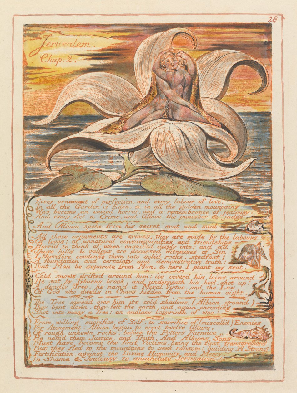 Jerusalem, Kapitel 2. Jeder Schmuck der Vollkommenheit... (Platte 28) - William Blake