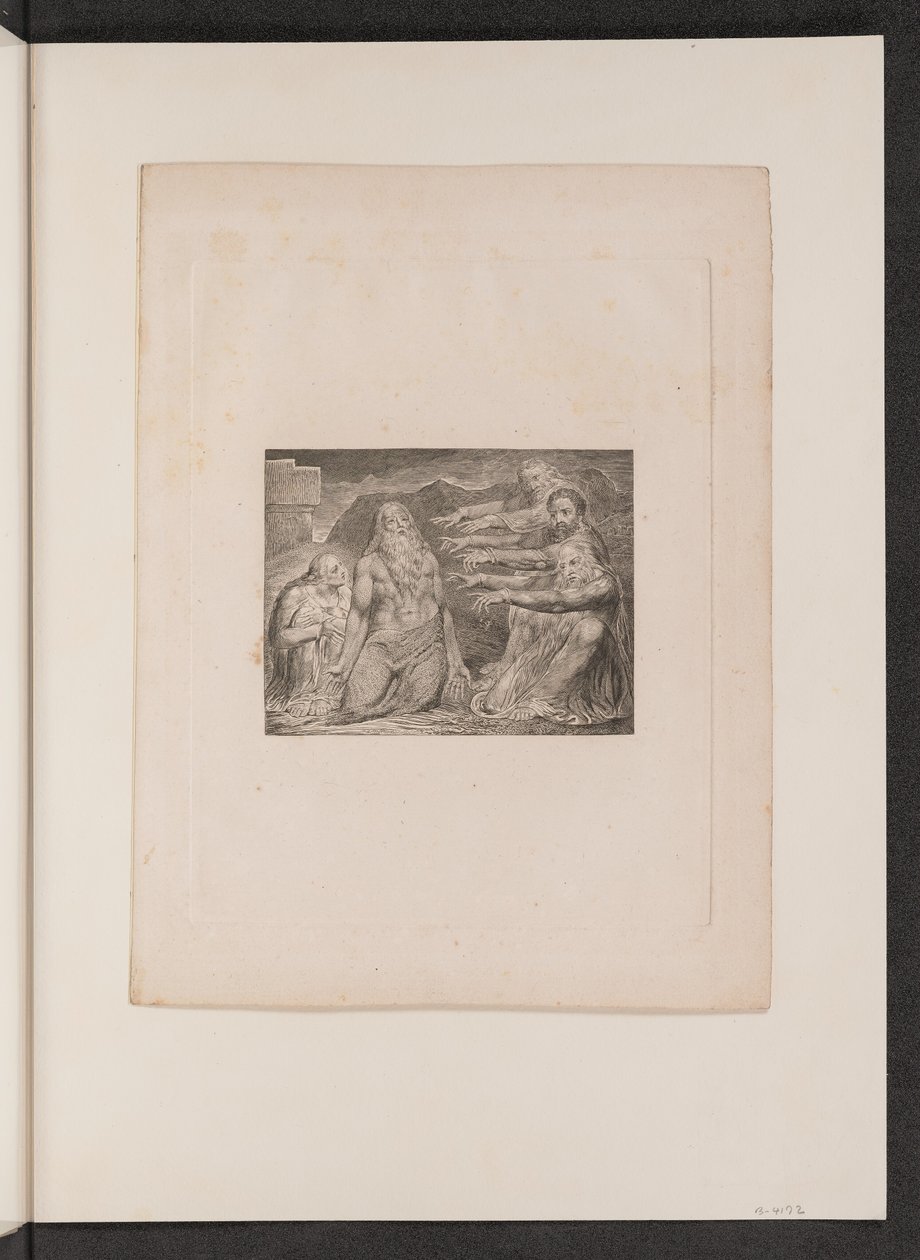Job réprimandé par ses amis - William Blake
