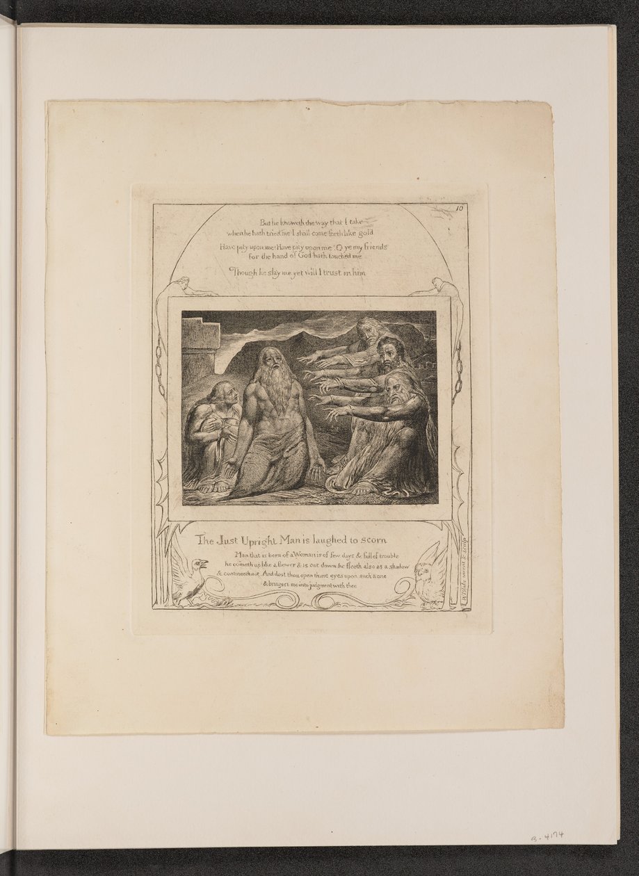 Job réprimandé par ses amis - William Blake