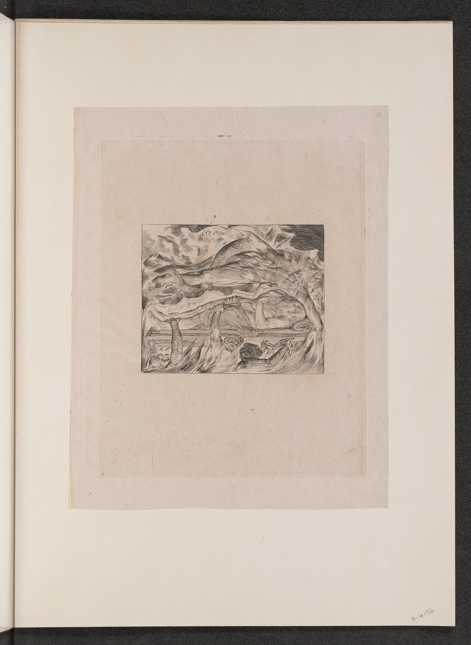 Les mauvais rêves de Job, 1825 - William Blake