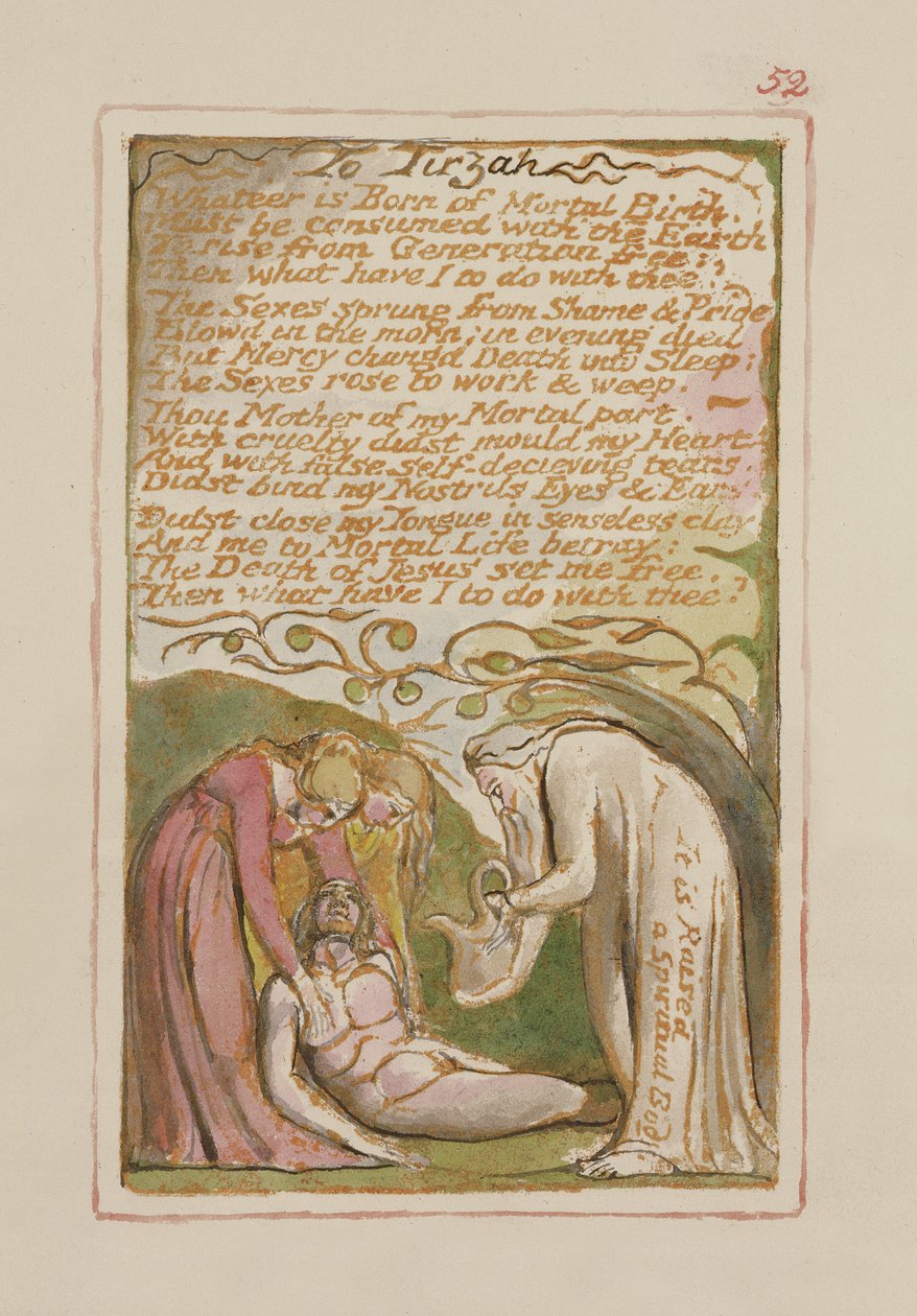 À Tirzah : planche 52 de Chants d