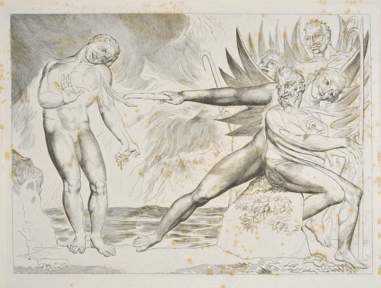 Le Cercle des Fonctionnaires Corrompus : Les Diables tourmentant Ciampolo, Enfer, Chant XXII, illustration de la 