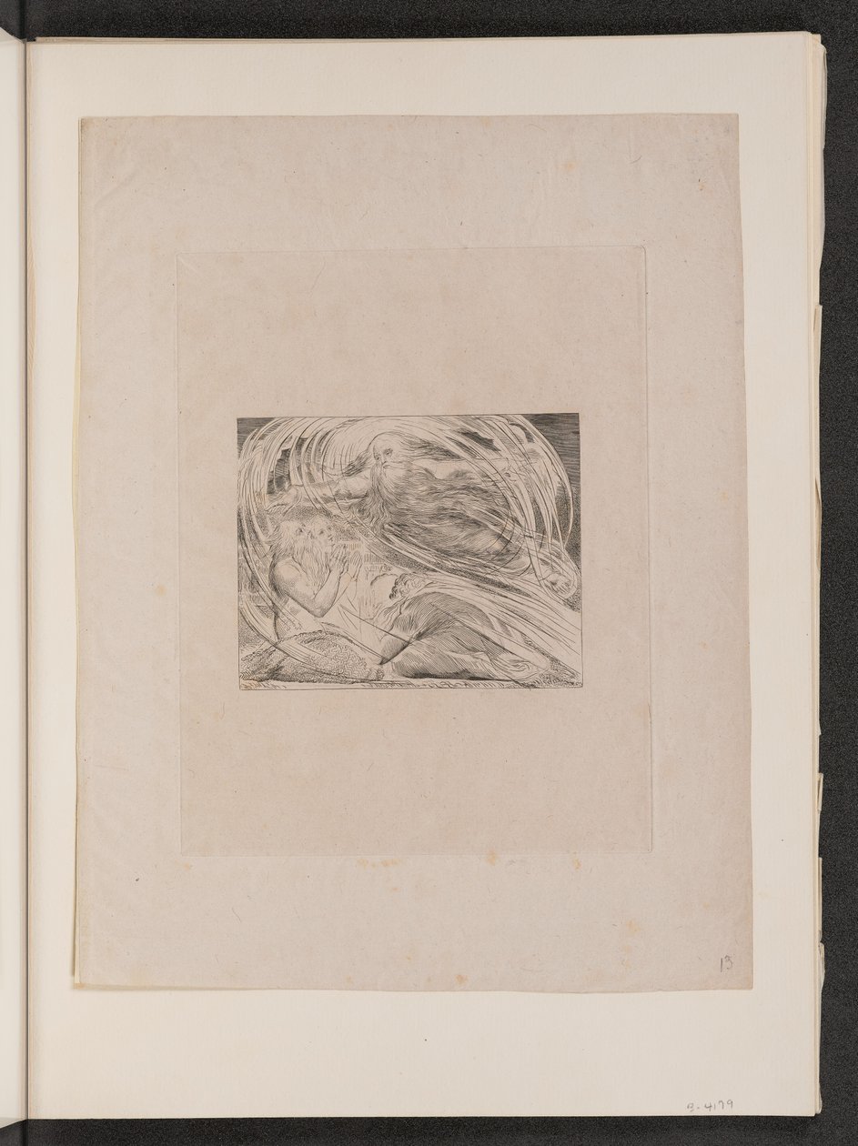 Le Seigneur répondant à Job du tourbillon - William Blake