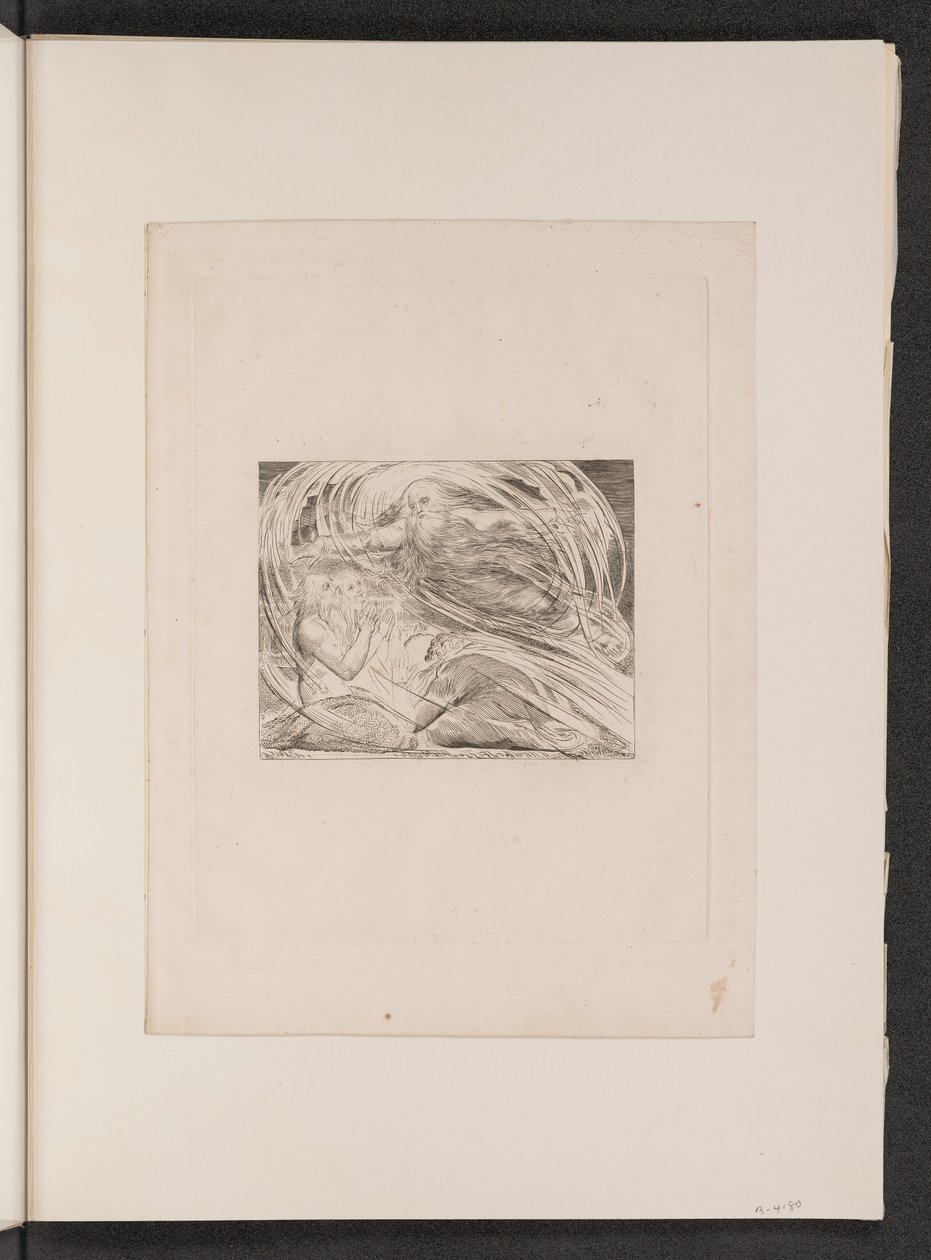 Le Seigneur répondant à Job depuis le tourbillon - William Blake