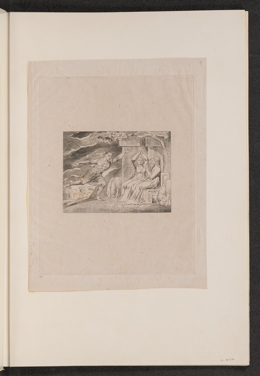 Les messagers annoncent à Job ses malheurs - William Blake