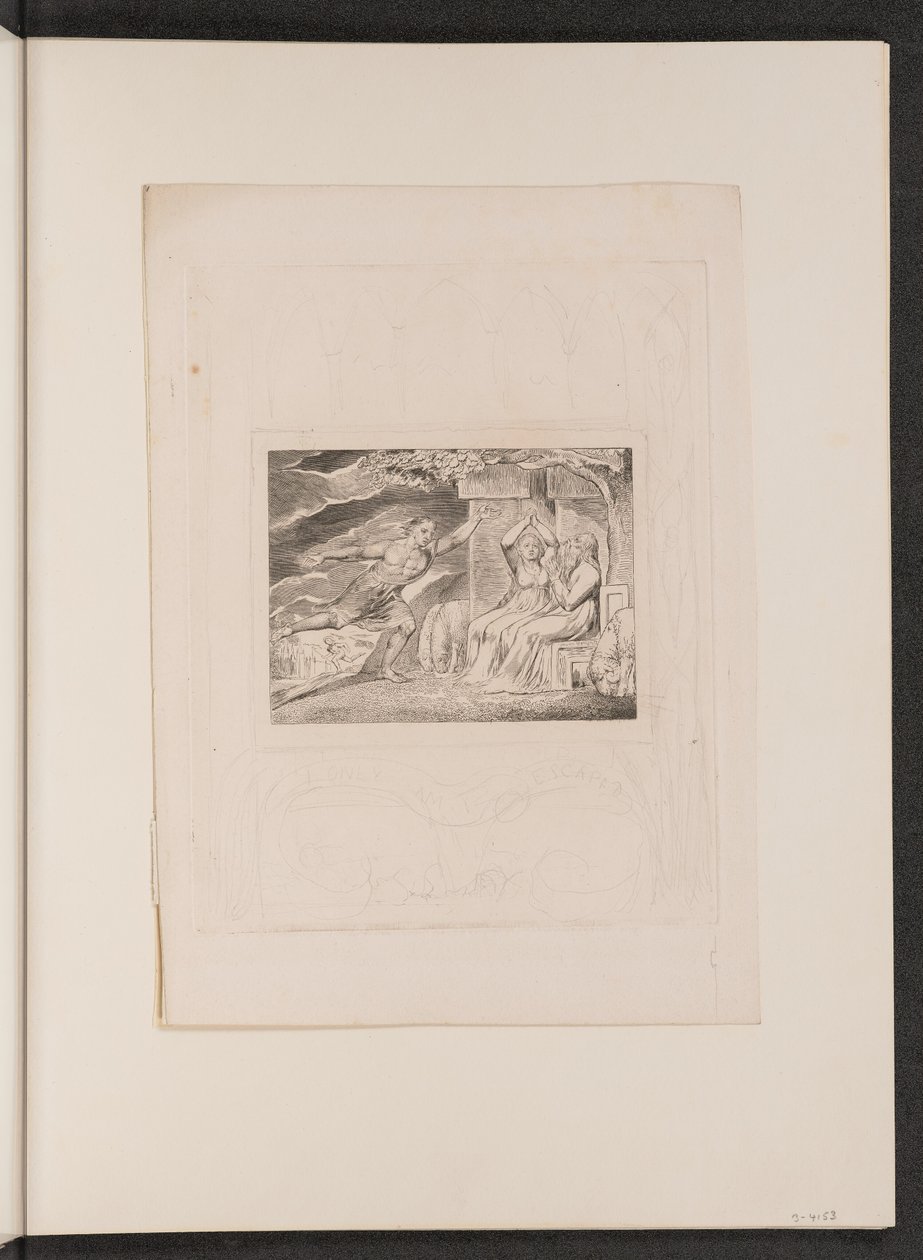 Les messagers annoncent à Job ses malheurs - William Blake