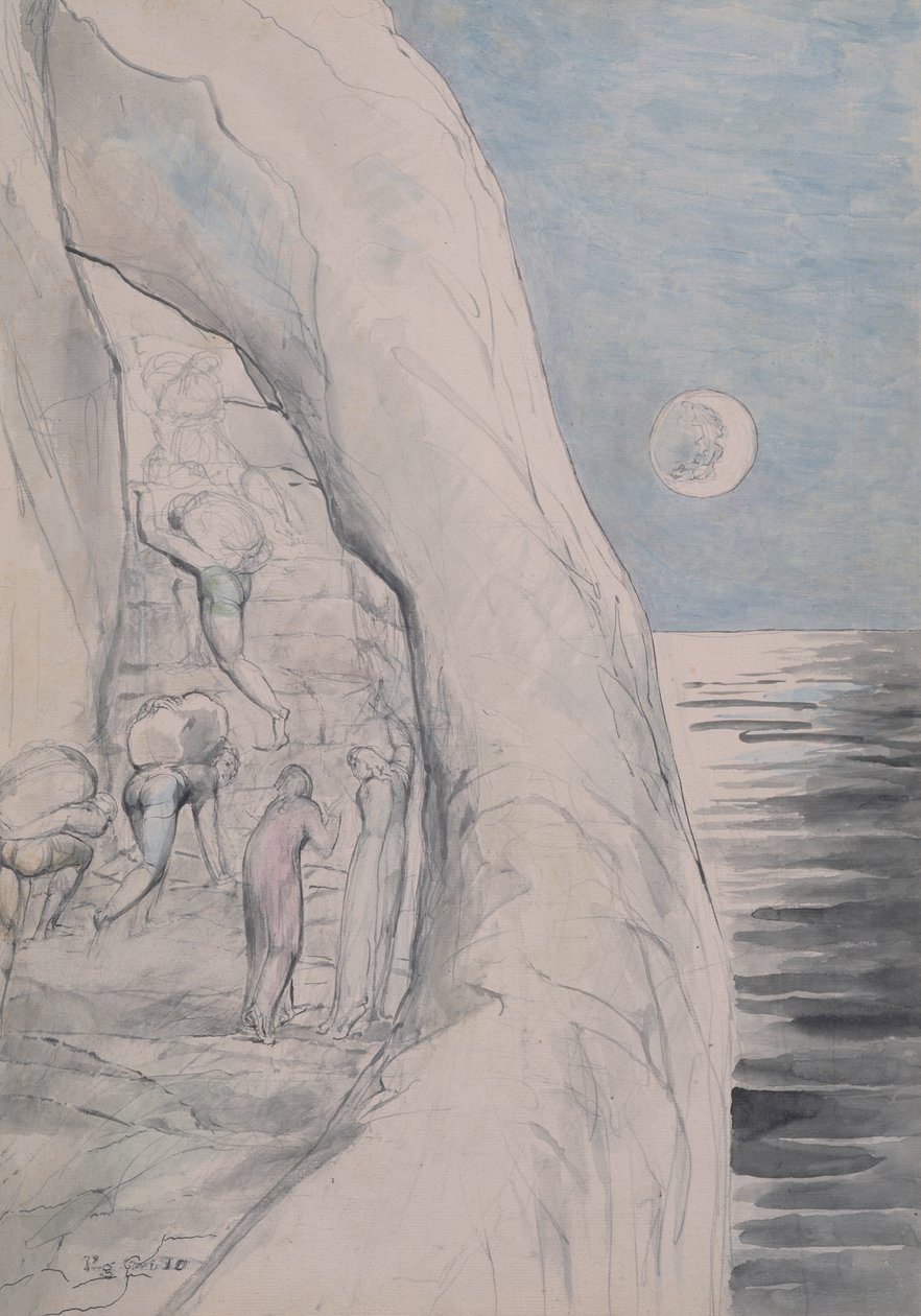 Les fiers sous leurs charges énormes 1824-27 - William Blake