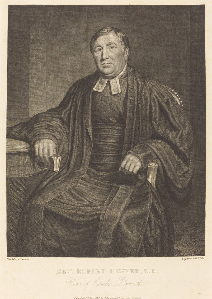 Révérend Robert Hawker, D.D. - William Blake after John Ponsford