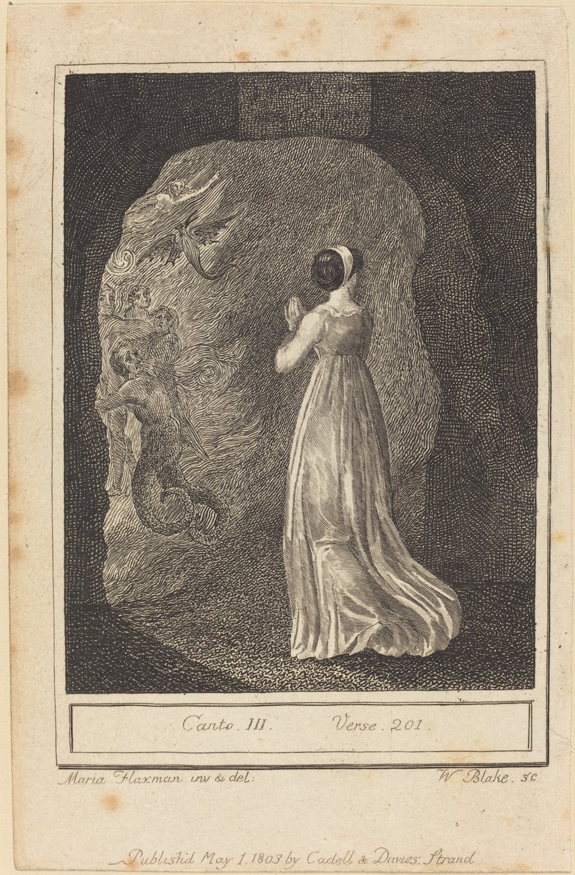 Chant III, Vers 201 - William Blake after Mary Ann Flaxman
