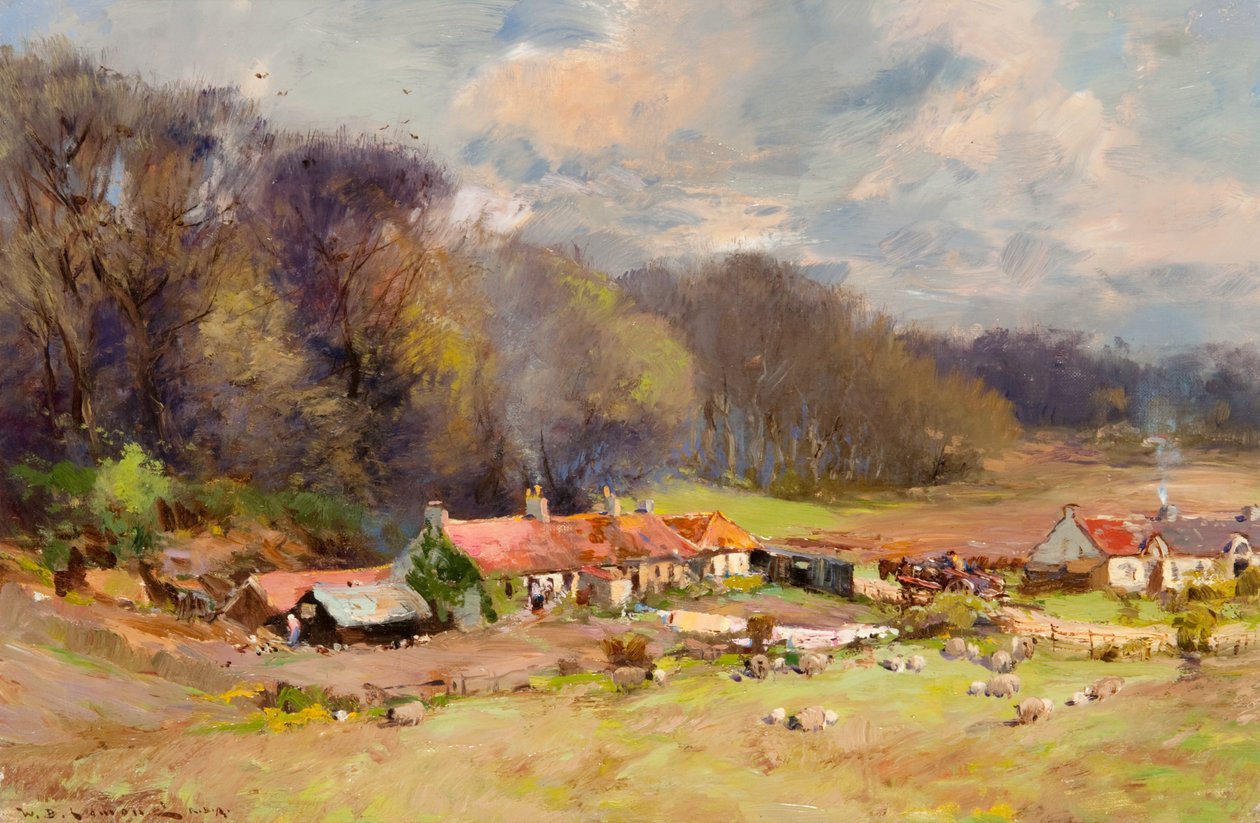 Bog Earn, Fife [ou Scène de Fife] - William Bradley Lamond