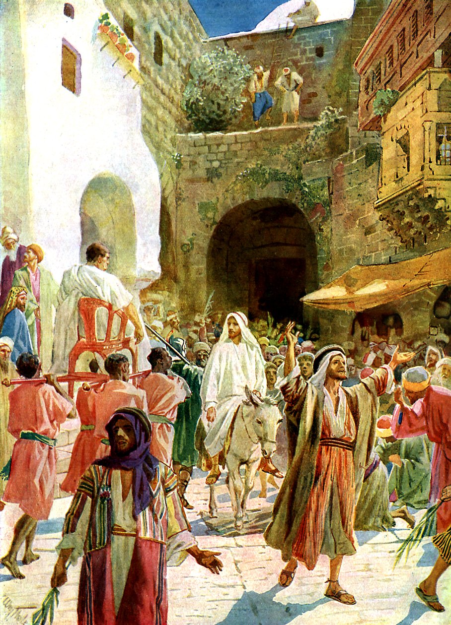 Jésus entre à Jérusalem - William Brassey Hole