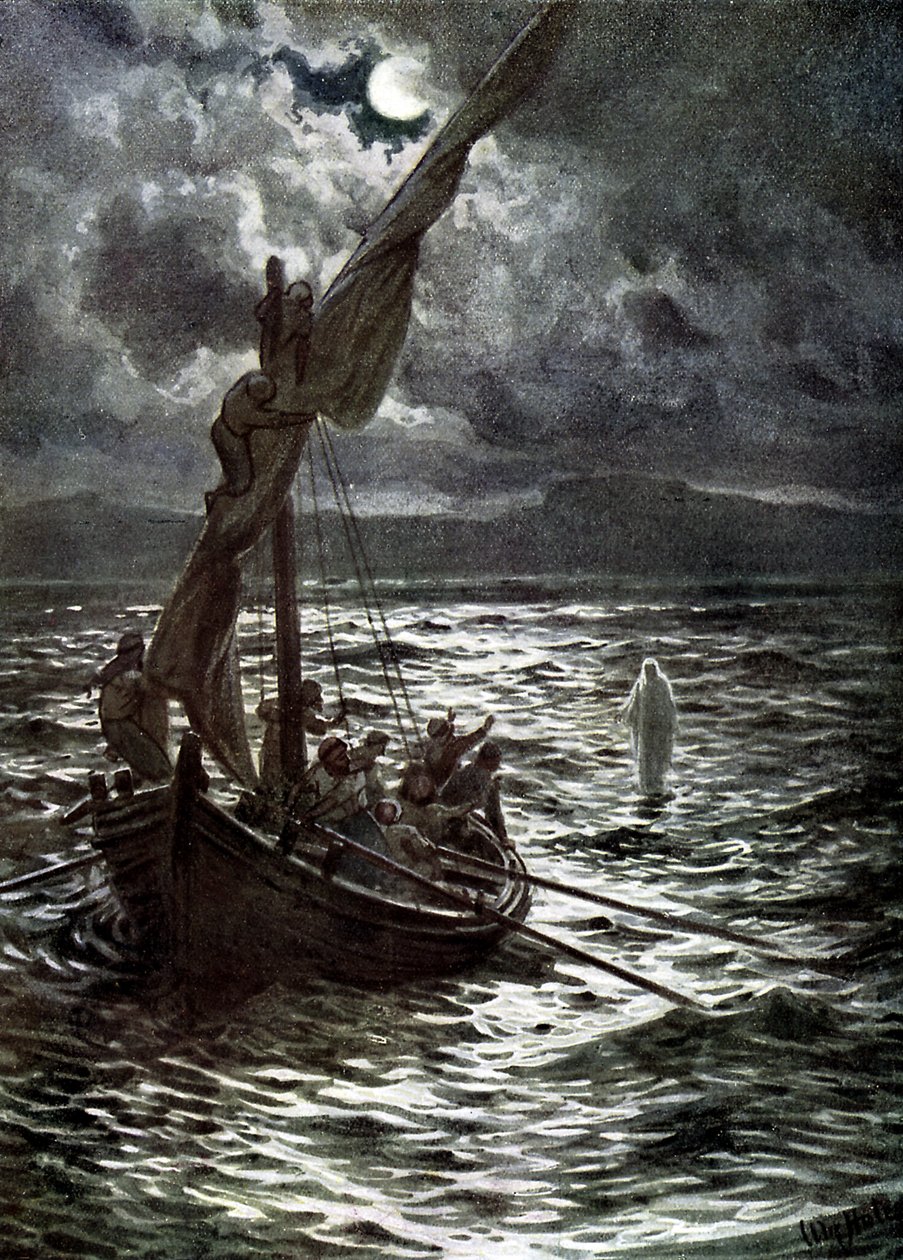 Jésus marche sur l
