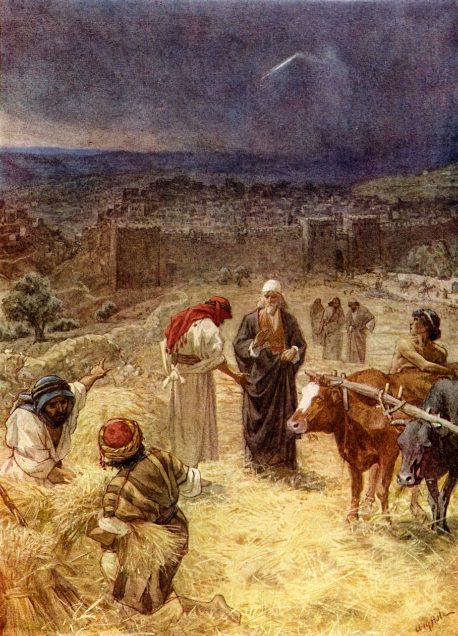 Le roi David achetant l