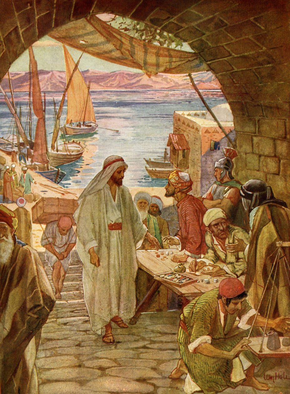 Matthieu (Lévi) est appelé à devenir disciple - William Brassey Hole