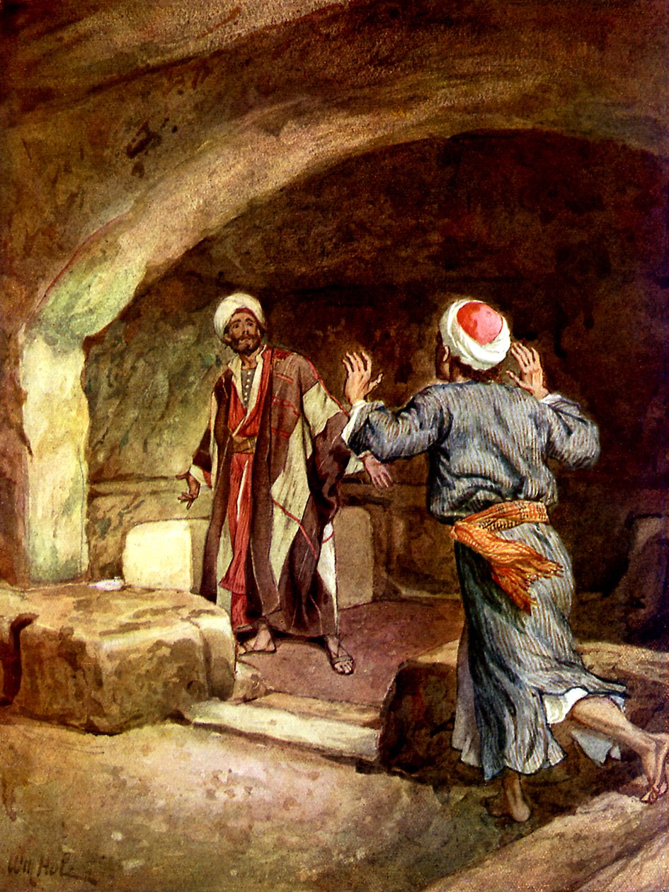 Pierre et Jean se précipitent au tombeau vide - William Brassey Hole