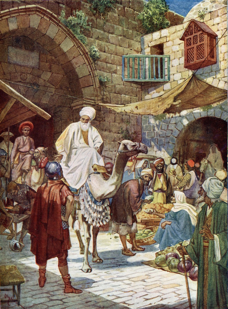 Les Mages arrivent à Bethléem - Bible - William Brassey Hole
