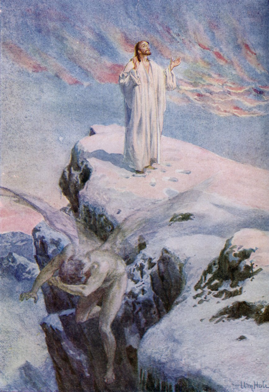 La tentation de Jésus - Bible - William Brassey Hole