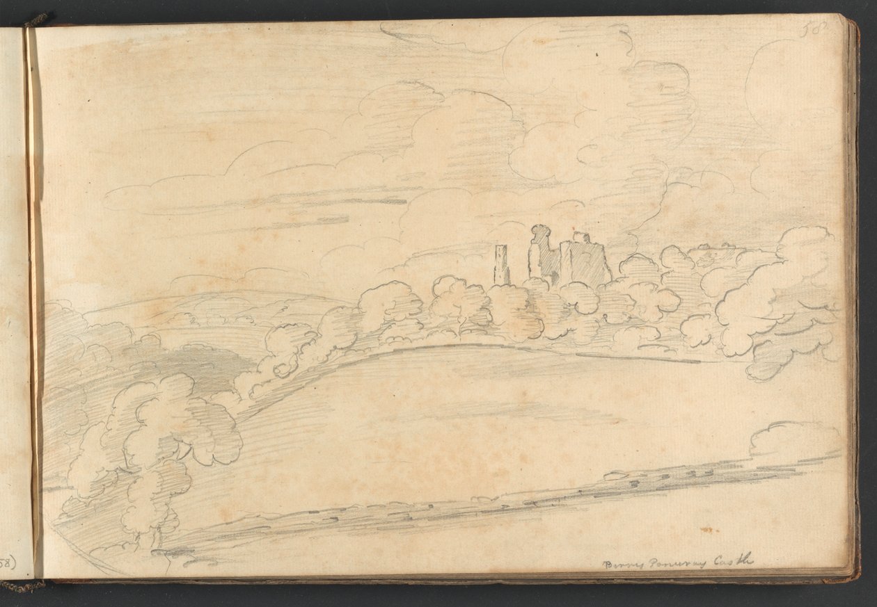 Château de Berry Pomeroy - William Brockedon