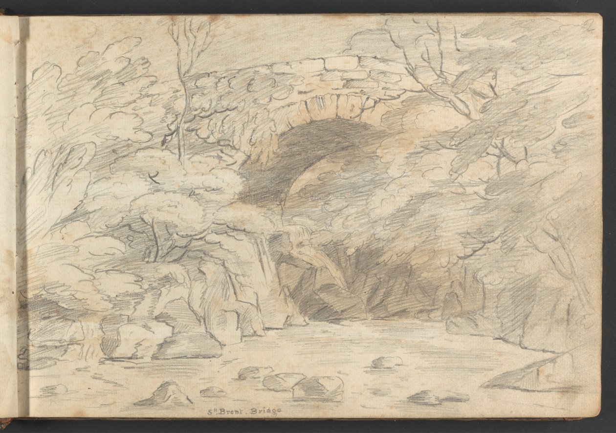 Pont de South Brent - William Brockedon