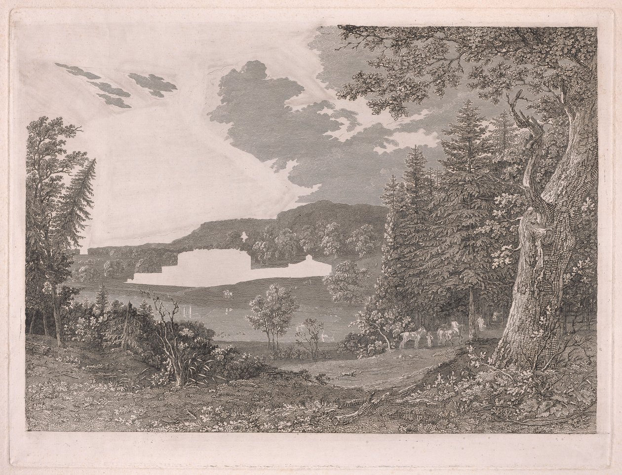 Fonthill avant les modifications de M. Beckford - William Byrne