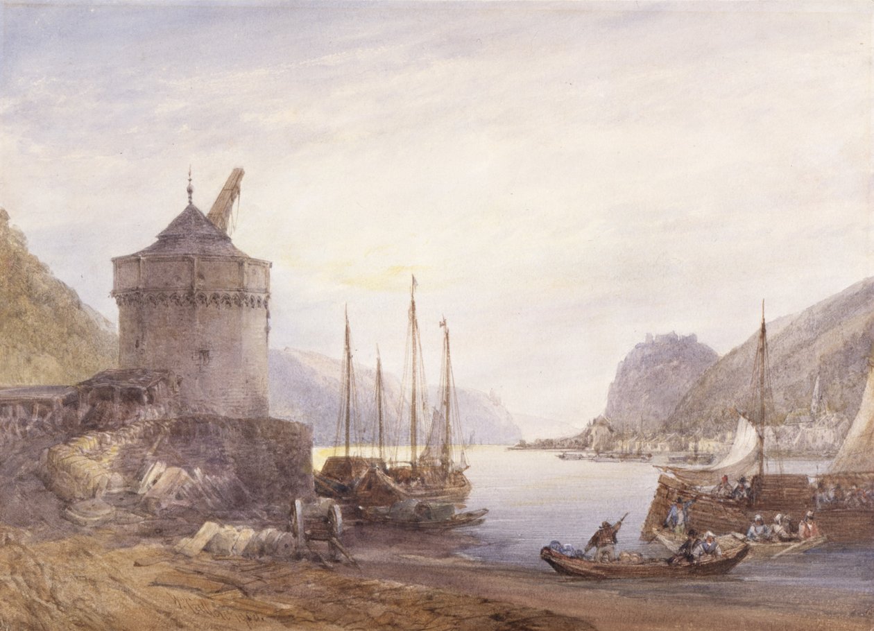 Andernach sur le Rhin - William Callow