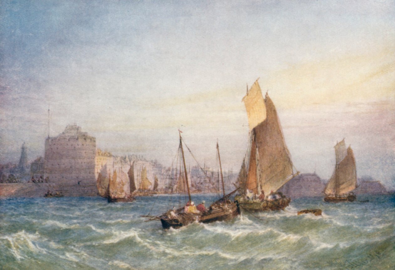 Entrée du port du Havre - William Callow