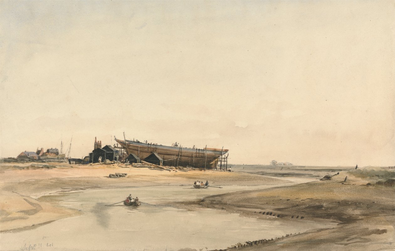 Construction de navire - William Callow