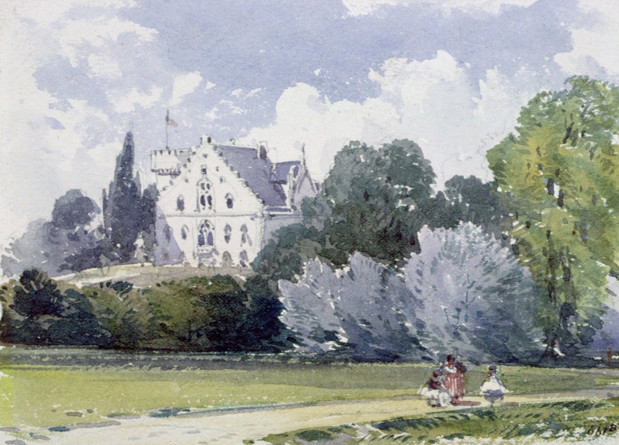 Souvenirs de Rosenau, lieu de naissance de SAR le prince consort, époux de la reine Victoria - William Callow