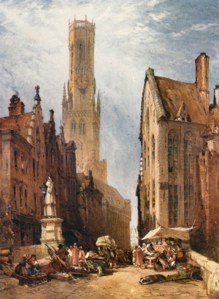 Le Beffroi de Bruges - William Callow
