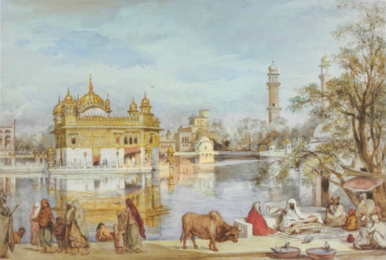 1854 Peinture du temple d